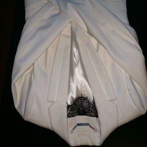 Winter white tuxedo jacket